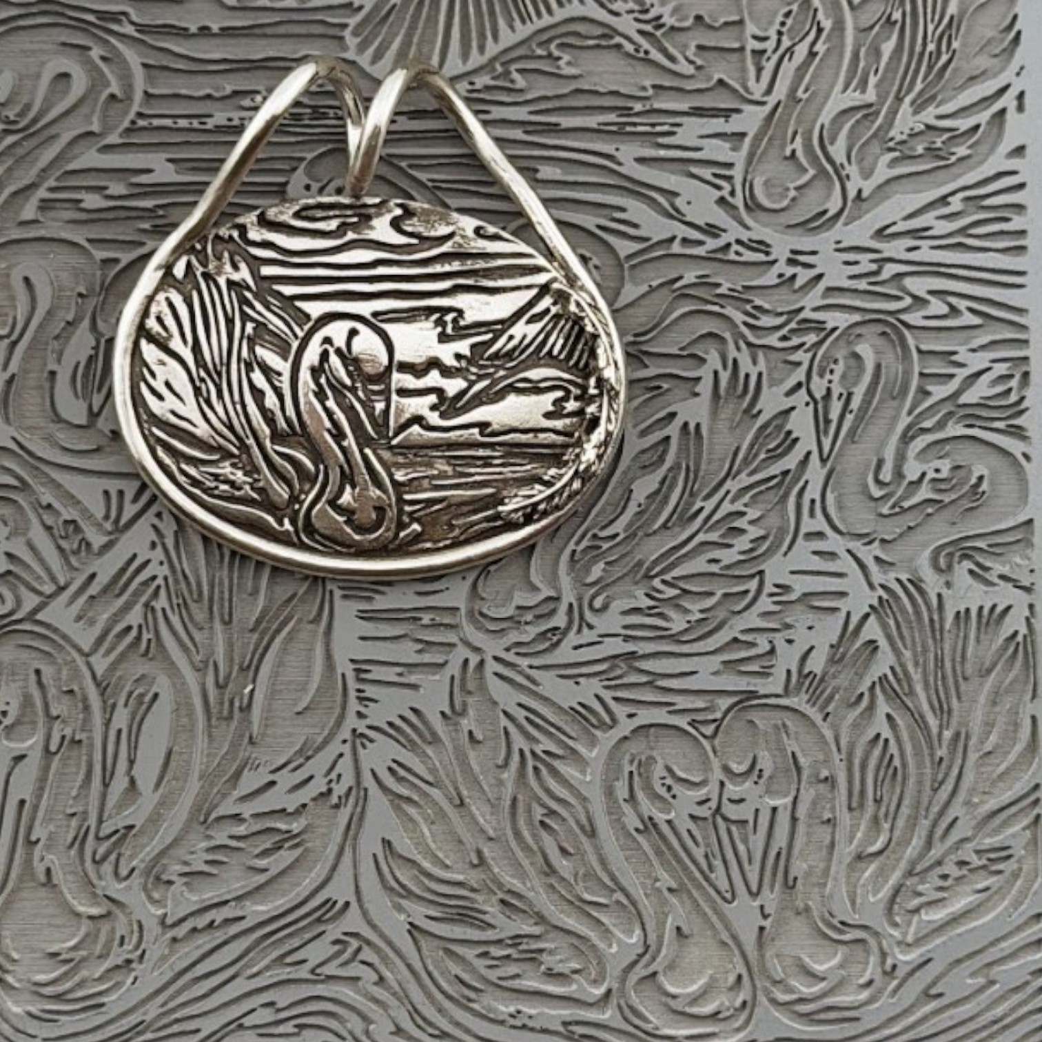 Textuurmat Rubber Swans Pam East PE4018 - Afbeelding 2