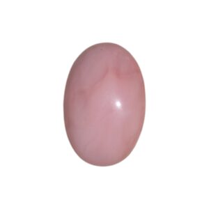Pink, semi transparant Cabochon Natuursteen Ovaal  18*13 mm