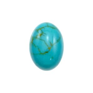 Turquoise synthetische cabochon Ovaal  6*4mm