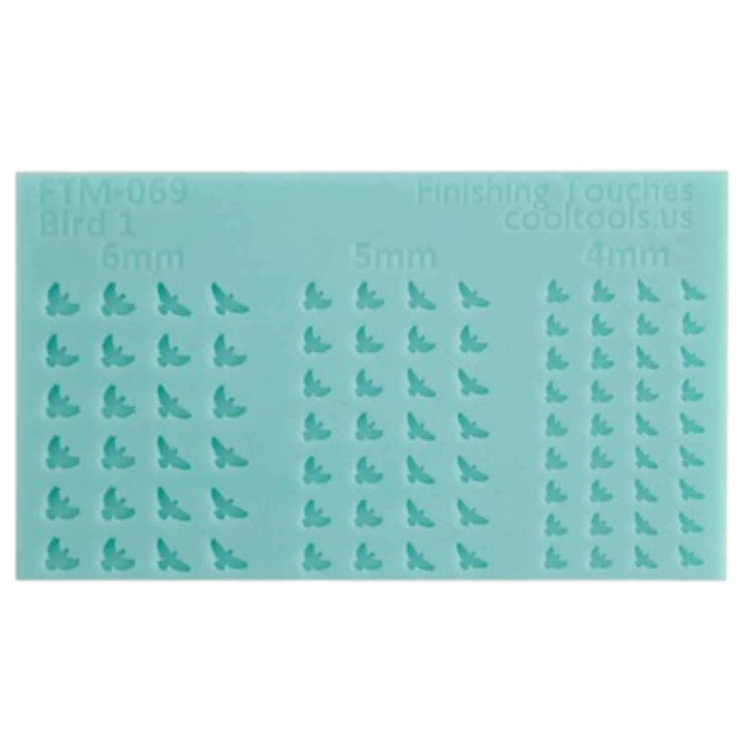 Finishing touch mold. Siliconen mal Bird - 069