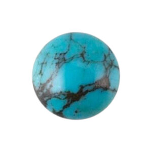 chines turquoise cabochon rond 6mm