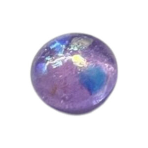 Dichroic Glas cabochon. Nano Purple ca 8-10 mm