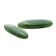 Natuursteen Cabochon Ovaal Langwerpig Nephrite Jade Diverse afmetingen. - Afbeelding 2