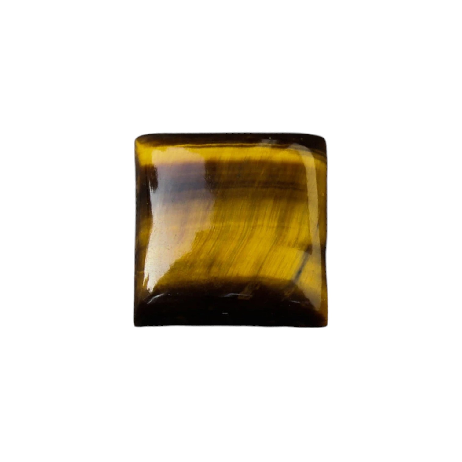 Tijgeroog vierkant Cabochon natuursteen 10*10mm