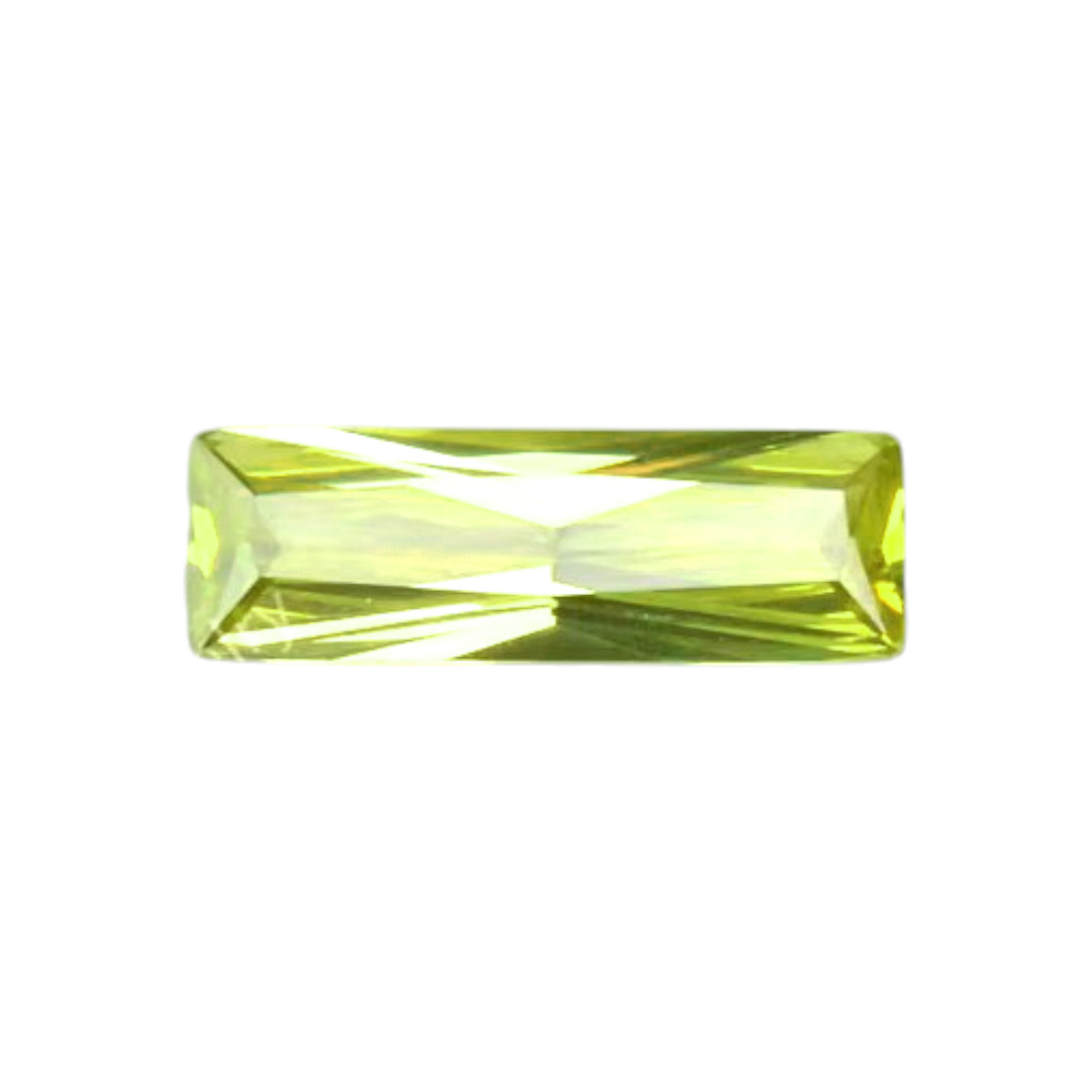 cz stone, zirconia, rechthoekig, recktangle, geel