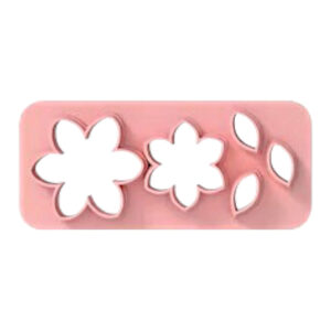 Mini cutters layered flowers. Round leaves