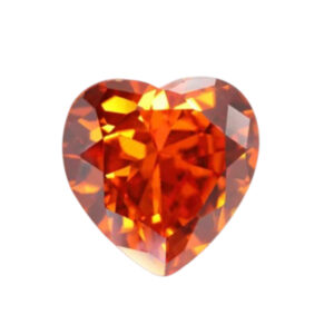 zirconia, cz, steen, steentje, facet, geslepen, hittebestendig, heat, resistant, hartvormig, hart, hartje