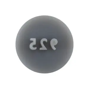 925 Stempel  voor het merken van zilverklei.