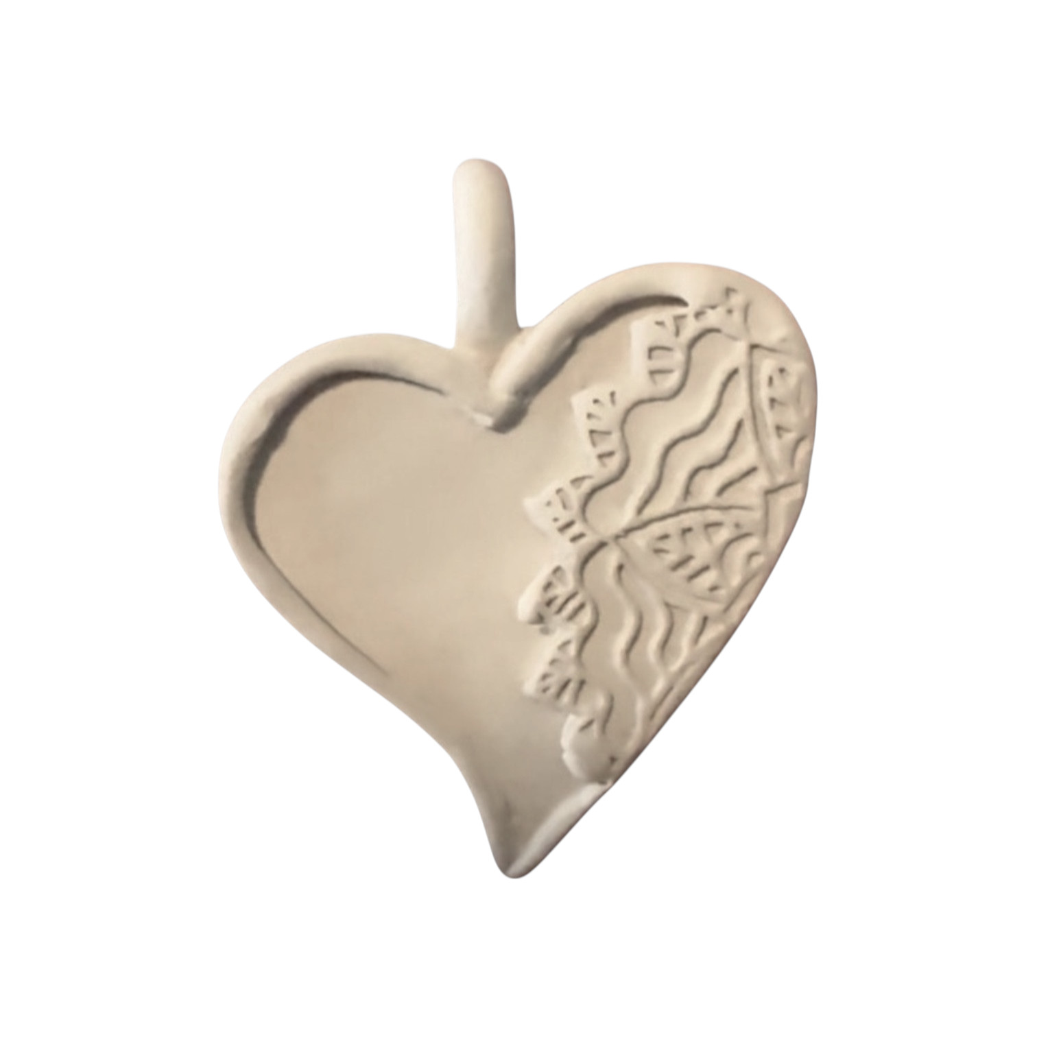 Cutting out shapes for clay jewelry Set of 6 hearts in free form - Image 4