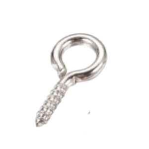 Zilveren schroefoogjes diameter oogje 3mm per 10 stuks