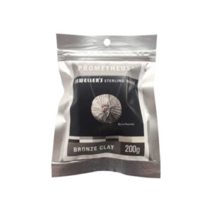 Prometheus sterling bronsklei, bronze clay. 200 gram 100 gram voor sieraden maken, metaalklei