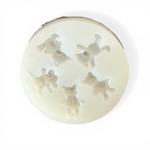 silicone mold bears, for clay, charms, charms