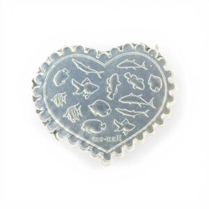 mini mal, siliconen met visjes, vissen, verschillende soorten voor kleisieraden, metaalklei, silverclay