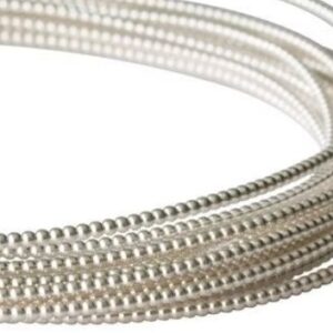 Restant 925 zilver pareldraad 2mm 9cm