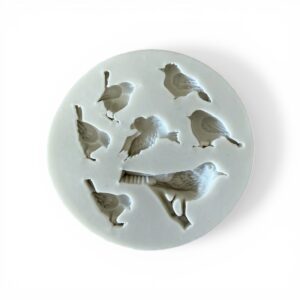 siliconen mal vogeltjes, vogels, verschillende, kleine, voor klei sieraden, polymeerklei, zilverklei, metaalklei