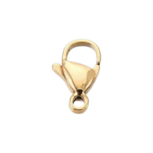 Stainless steel karabijnslot Afmeting 6x10mm Afwerking ip gold