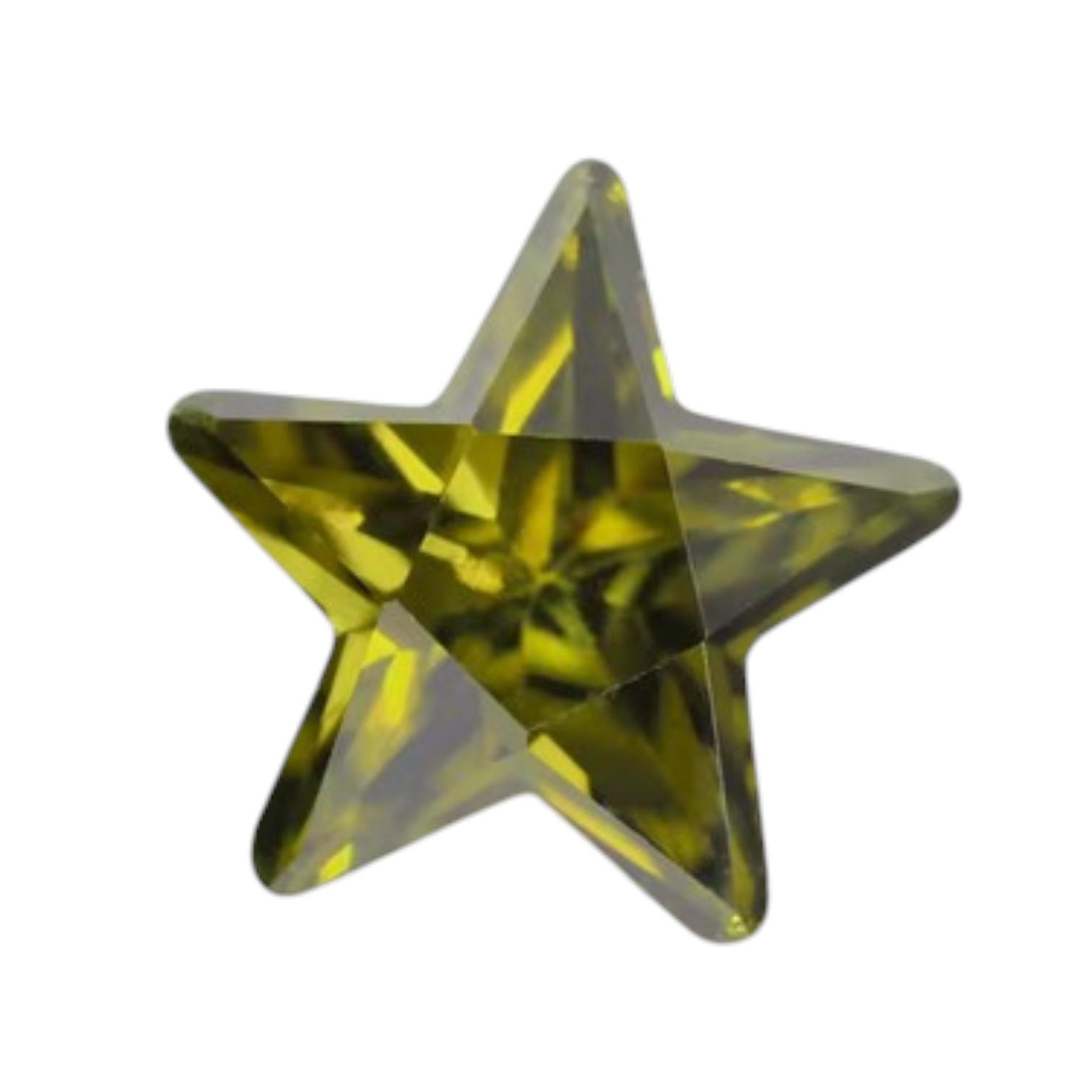 Geef jouw sieraden een sprankelende finishing touch met deze stervormige 5xA zirconia van 5 mm. De steen is hittebestendig en daardoor perfect geschikt om mee te bakken in metaalklei. Dankzij de heldere schittering en strakke stervorm creëer je unieke ontwerpen met een luxe uitstraling. Verkrijgbaar in de kleuren olijf, amethist, fuchsia, wit en oranje.