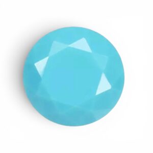Turquoise CZ nano steen hittebestendig voor zilverklei en sieraden maken