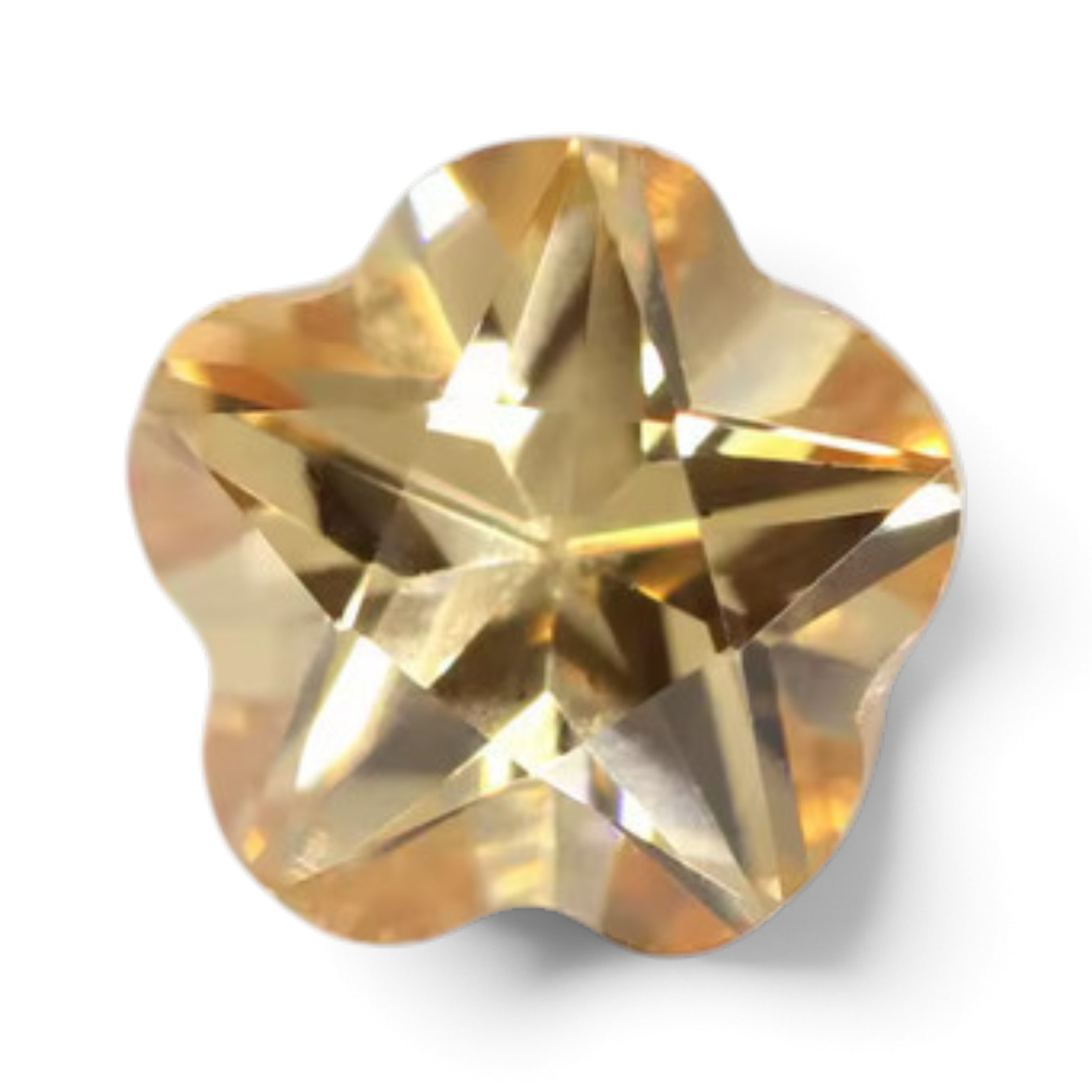 Zircone AAAAA Fleur – Différentes tailles – Champagne – REMISE SUR VOLUME