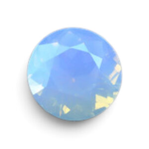 Blauwe CZ Nano synthetische opaalsteen met opaalachtige lichtreflecties, hittebestendig en geschikt voor sieraden maken, metaalklei, zilverklei en wax casting.
