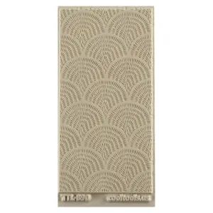 Textuurmat Rubber 5*10 cm Abstract Sunrise Embossed 890