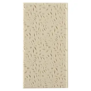 Textuurmat Rubber ca  5*10 cm  Simple Leaves Embossed 508