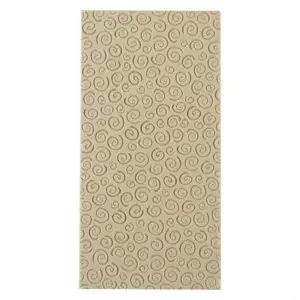 Textuurmat Rubber 5*10 cm Spirals Mini Embossed 121