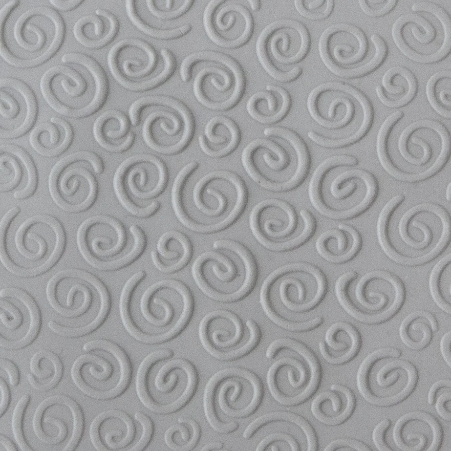 Textuurmat Rubber 5*10 cm Spirals Mini Embossed 121 - Afbeelding 2